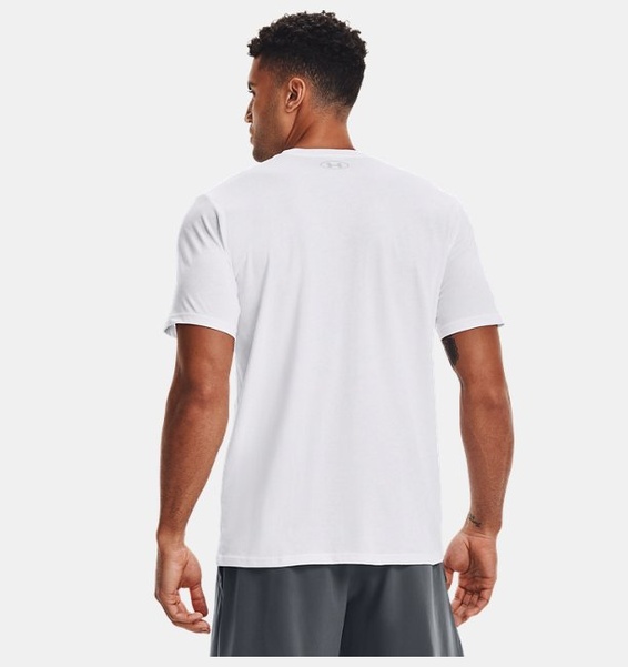 Beyaz Erkek UA Team Issue Wordmark Kısa Kollu T-shirt
