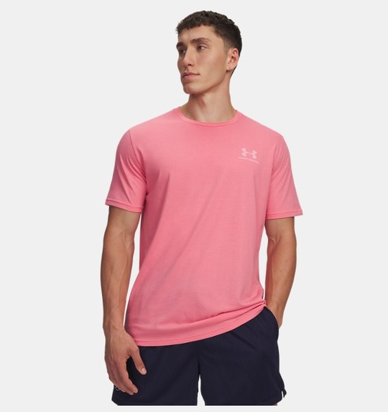Pembe Erkek UA Sportstyle LC Kısa Kollu T-shirt