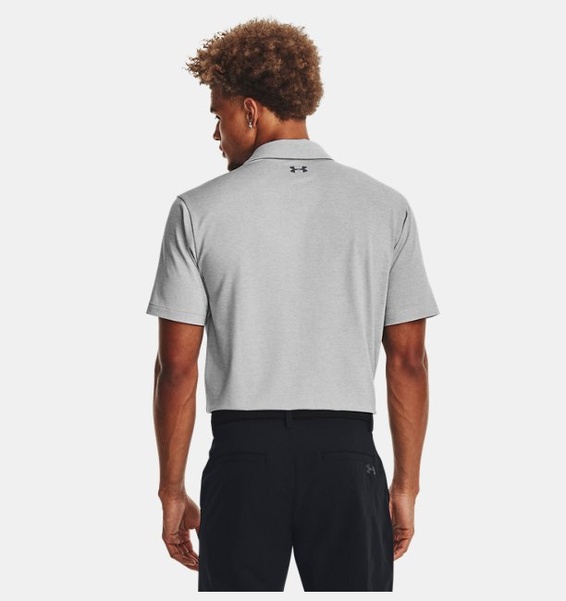 Gri Erkek Playoff 2.0 Polo T-shirt