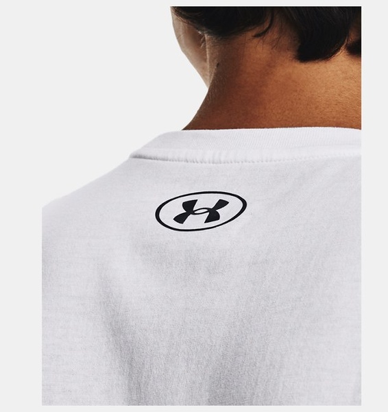 Beyaz Erkek UA Left Chest Cut Off Atlet