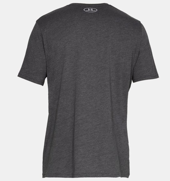 Gri Erkek UA Big Logo Kısa Kollu T-shirt