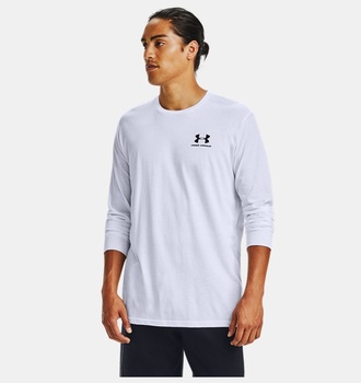 Erkek UA Sportstyle Left Chest Uzun Kollu T-shirt