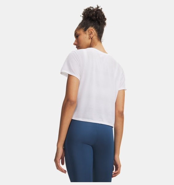 Beyaz Kadın UA Velociti Kısa Kollu T-Shirt