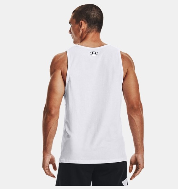 Beyaz Erkek UA Sportstyle Logo Atlet