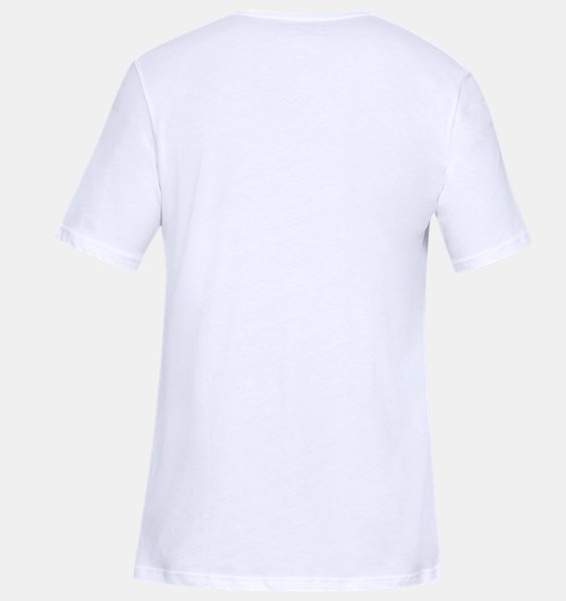 Beyaz Erkek UA Sportstyle Logo Kısa Kollu T-shirt