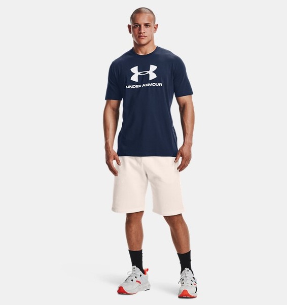 Lacivert Erkek UA Sportstyle Logo Kısa Kollu T-shirt