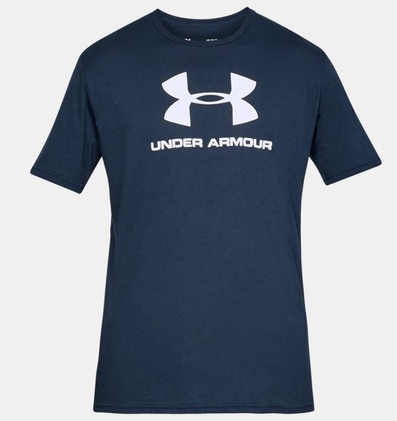 Lacivert Erkek UA Sportstyle Logo Kısa Kollu T-shirt