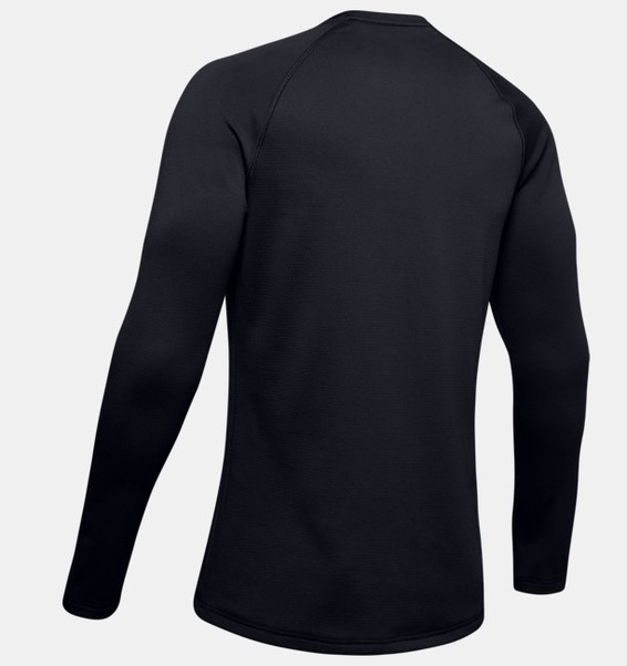 Siyah Erkek ColdGear® Base 3.0 Bisiklet Yaka