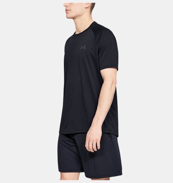 Siyah Erkek UA Tech™ 2.0 Kısa Kollu T-shirt