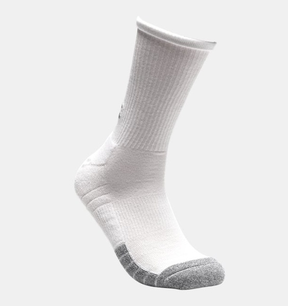 Gri Yetişkin HeatGear® Crew Çorap 3'lü Paket