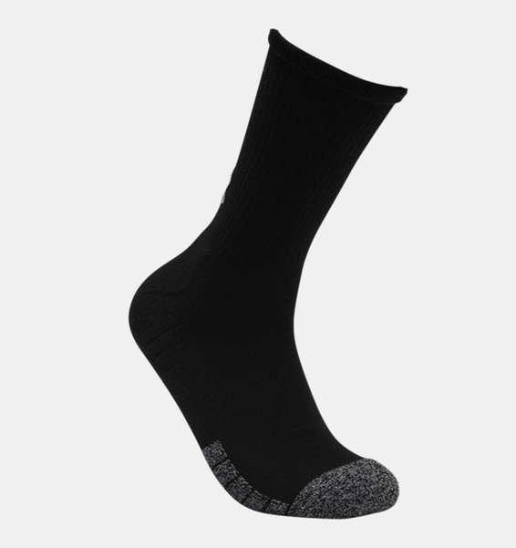 Gri Yetişkin HeatGear® Crew Çorap 3'lü Paket