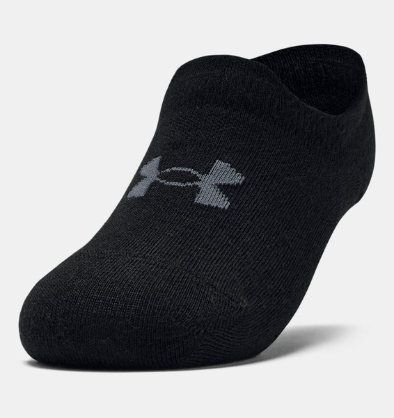 Siyah Unisex UA Ultra Lo – 3'lü Paket Çorap