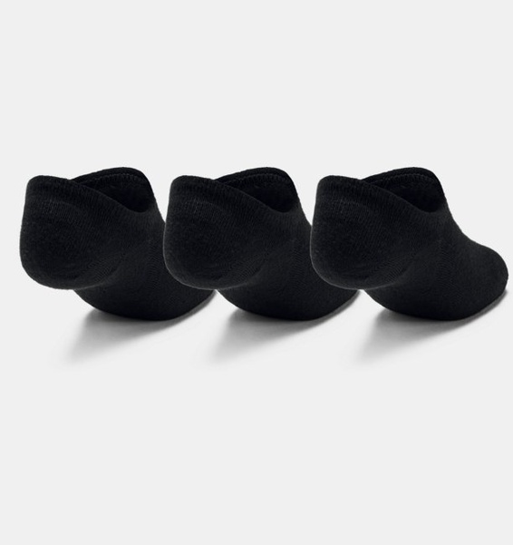 Siyah Unisex UA Ultra Lo – 3'lü Paket Çorap