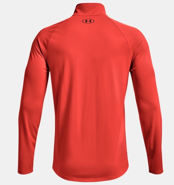 Turuncu Erkek UA Tech 2.0 1/2 Fermuarlı Uzun Kollu T-shirt