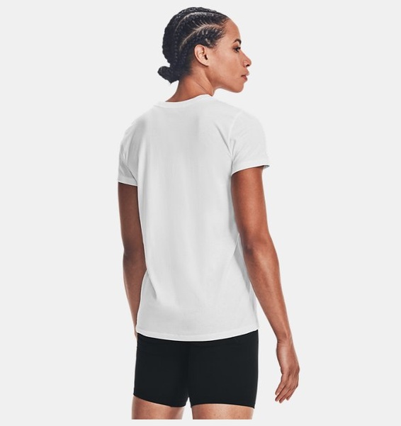 Beyaz Kadın UA Sportstyle Graphic Kısa Kollu T-shirt