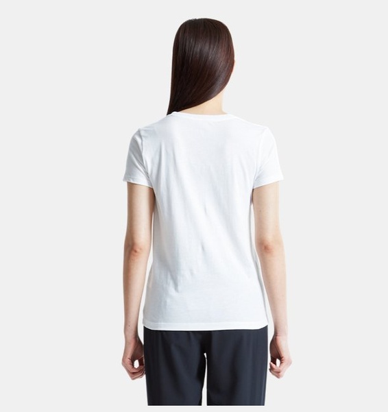 Beyaz Kadın UA Sportstyle Graphic Kısa Kollu T-shirt