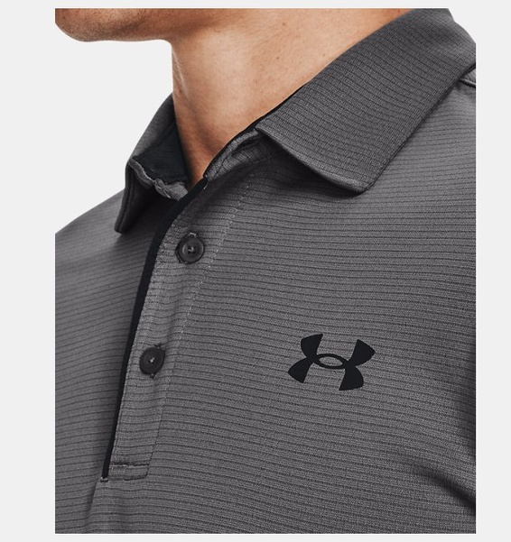 Gri Erkek UA Tech Polo T-shirt