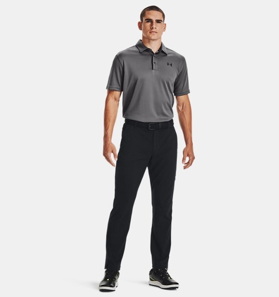 Gri Erkek UA Tech Polo T-shirt