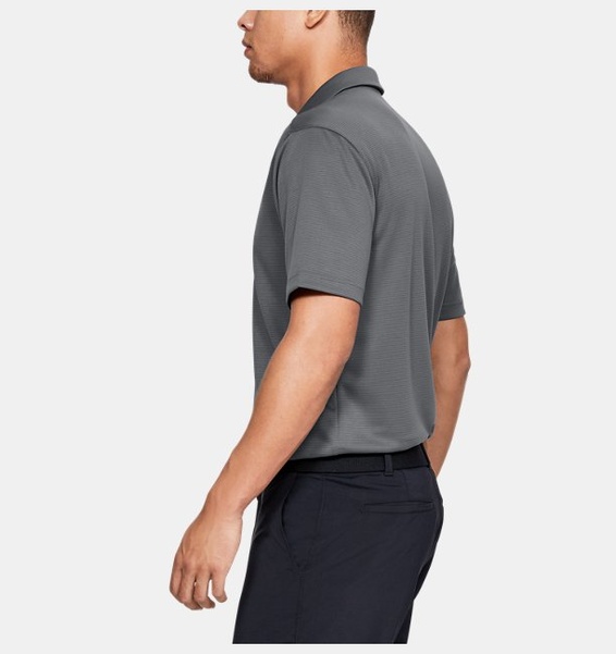 Gri Erkek UA Tech Polo T-shirt