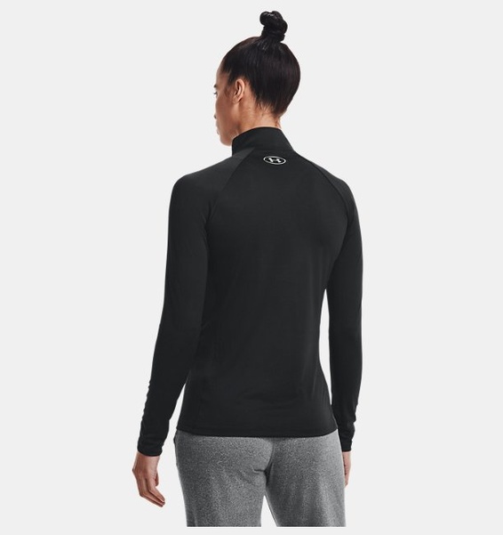 Siyah Kadın UA Tech™ ½ Fermuarlı Sweatshirt