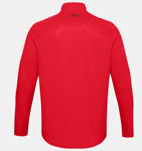 Kırmızı Erkek UA Tech 2.0 1/2 Fermuarlı Uzun Kollu T-shirt
