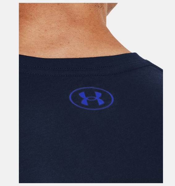 Lacivert Erkek UA Team Issue Wordmark Kısa Kollu T-shirt