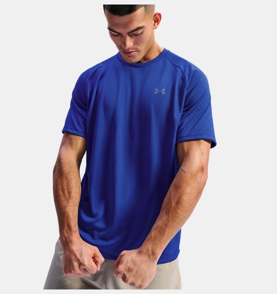 Lacivert Erkek UA Tech 2.0 Kısa Kollu T-shirt