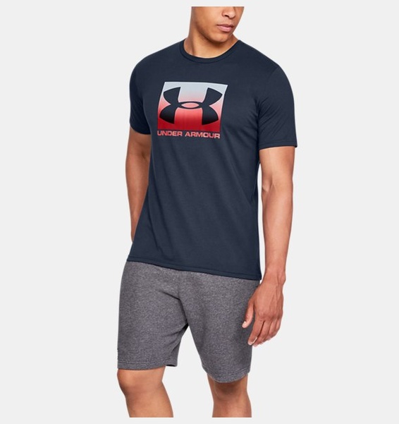Lacivert Erkek UA Boxed Sportstyle Kısa Kollu T-shirt