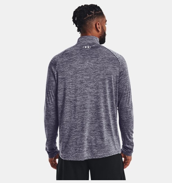 Lacivert Erkek UA Tech 2.0 1/2 Fermuarlı Uzun Kollu T-shirt