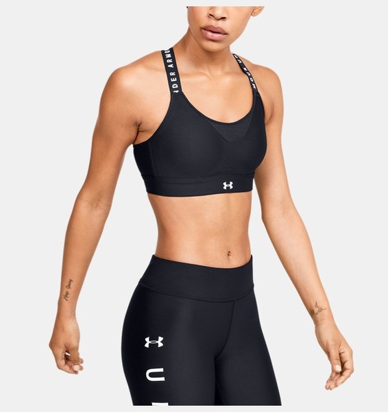 Siyah Kadın UA Infinity High Spor Sütyeni