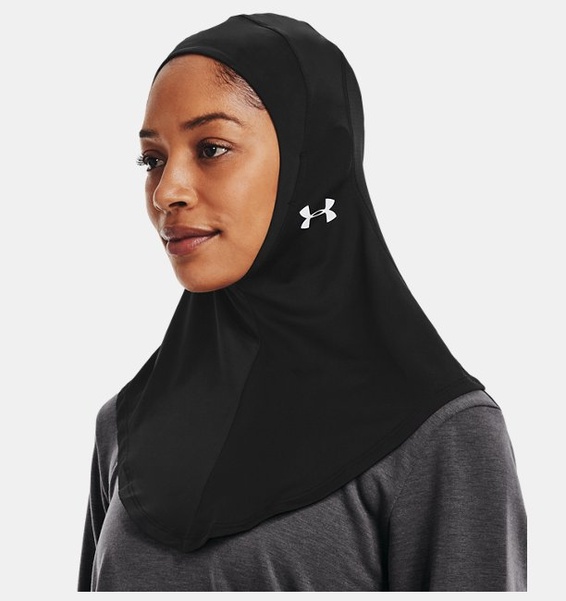 Siyah Kadın UA Sport Hijab