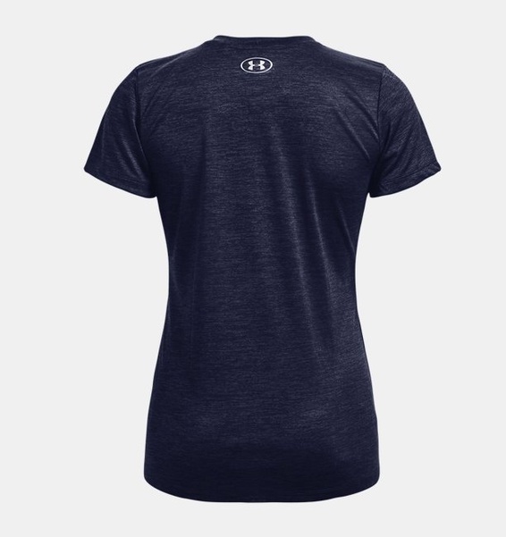 Lacivert Kadın UA Tech™ Twist V-Yaka T-shirt