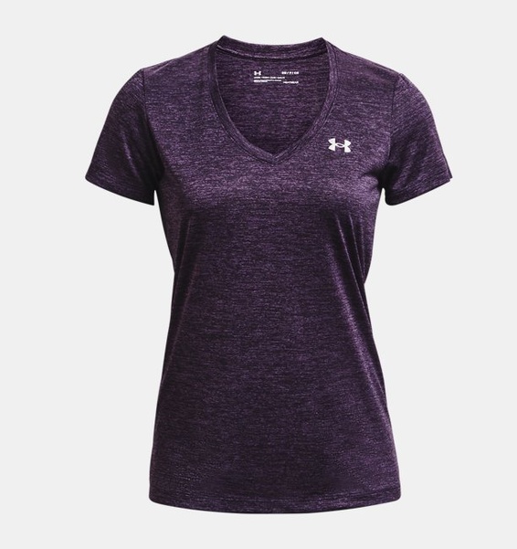 Mor Kadın UA Tech™ Twist V-Yaka T-shirt