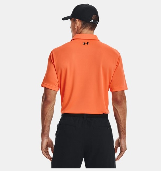 Turuncu Erkek UA Tech Polo T-shirt