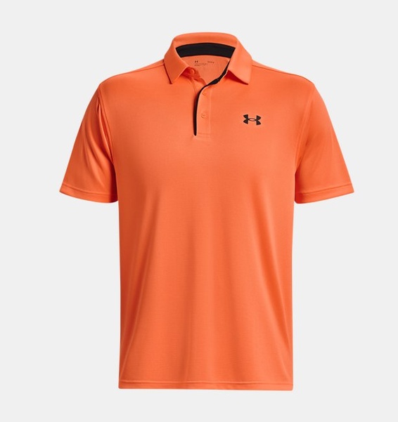 Turuncu Erkek UA Tech Polo T-shirt