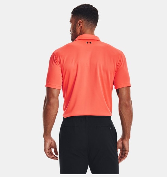 Turuncu Erkek UA Tech Polo T-shirt