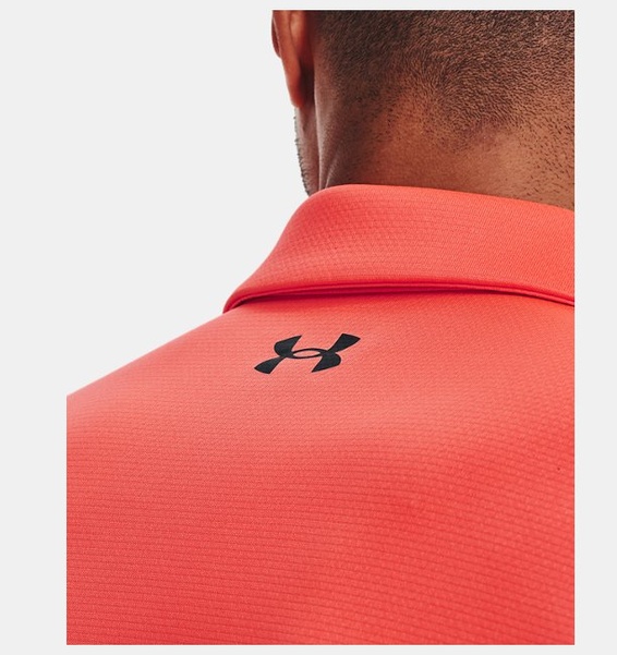 Turuncu Erkek UA Tech Polo T-shirt