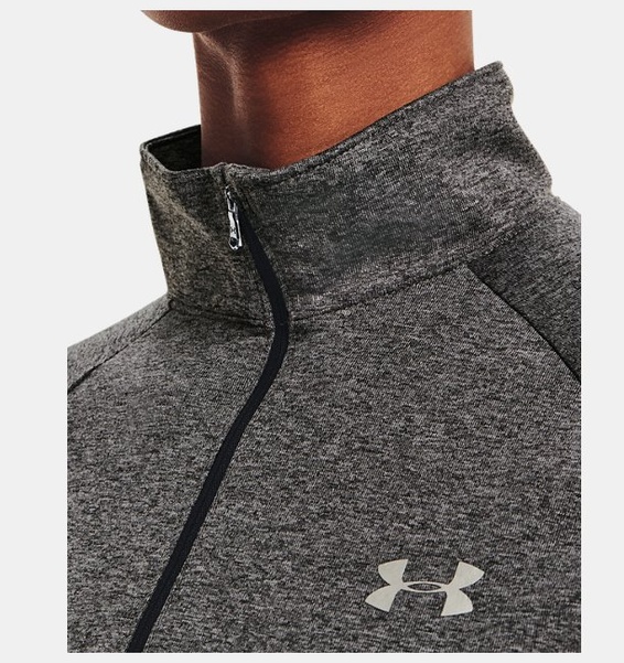 Gri Kadın UA Tech™ ½ Fermuarlı Sweatshirt