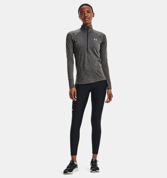 Gri Kadın UA Tech™ ½ Fermuarlı Sweatshirt