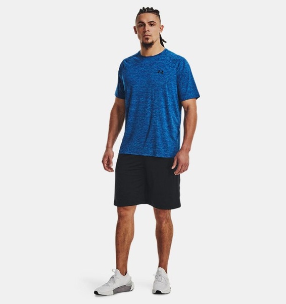 Mavi Erkek UA Tech 2.0 Kısa Kollu T-shirt