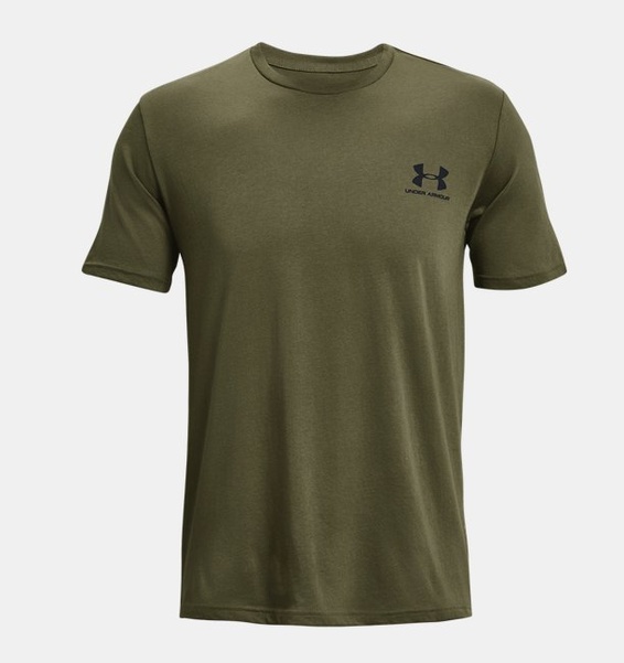 Haki Erkek UA Sportstyle LC Kısa Kollu T-shirt
