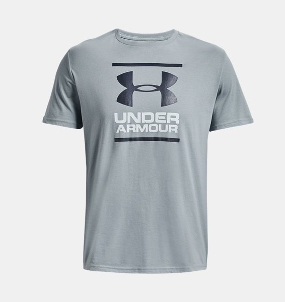 Mavi Erkek UA GL Foundation Kısa Kollu T-shirt