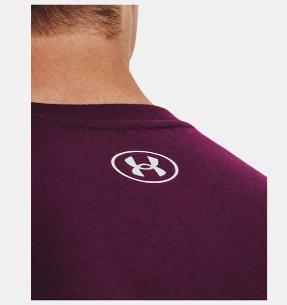 Mor Erkek UA GL Foundation Kısa Kollu T-shirt