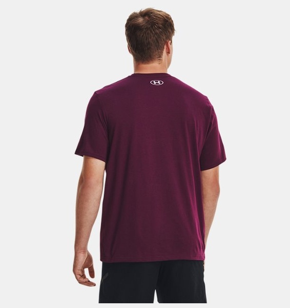 Mor Erkek UA GL Foundation Kısa Kollu T-shirt