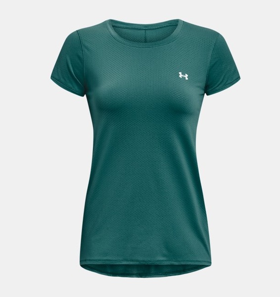 Yeşil Kadın UA Tech Mesh Kısa Kollu T-shirt