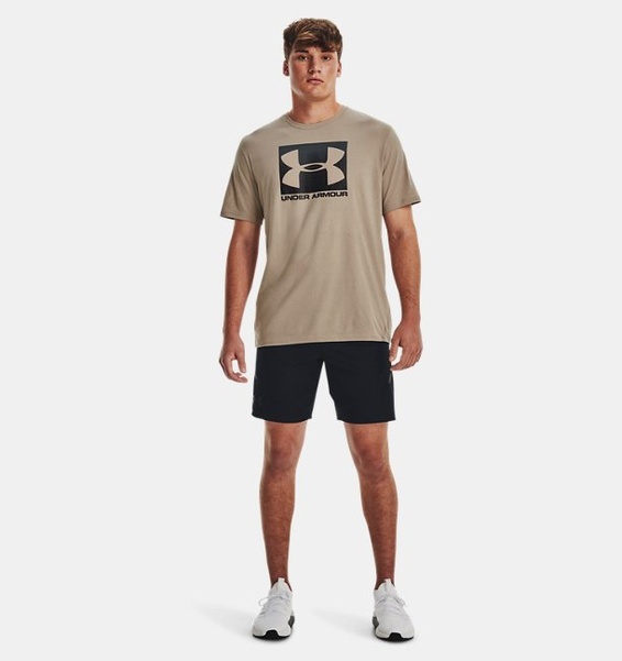 Kahverengi Erkek UA Boxed Sportstyle Kısa Kollu T-shirt