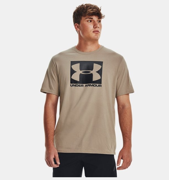 Kahverengi Erkek UA Boxed Sportstyle Kısa Kollu T-shirt