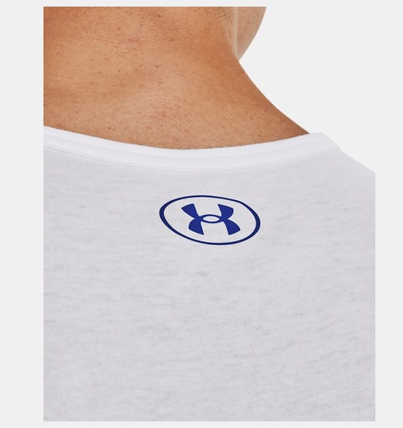 Beyaz Erkek UA Sportstyle Logo Atlet