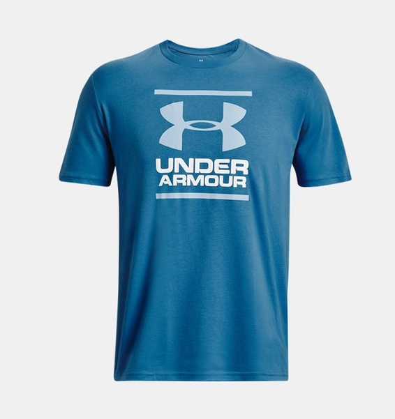 Mavi Erkek UA GL Foundation Kısa Kollu T-shirt