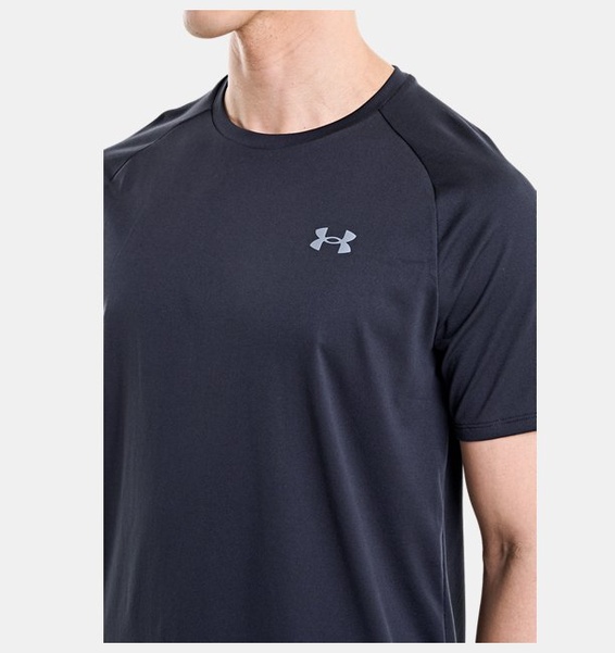 Siyah Erkek UA Tech 2.0 Kısa Kollu T-shirt